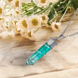 Mystic Ice Crystal Handmade Resin Pendant