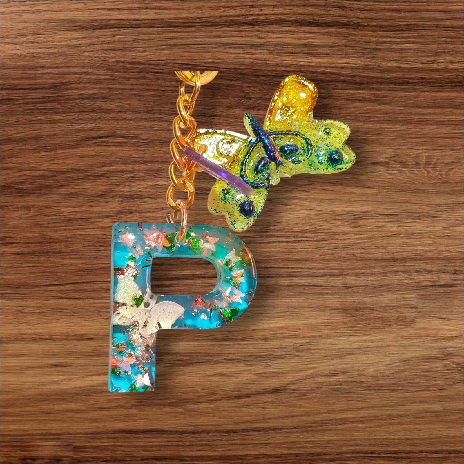 Alphabet P Stylized with Charms