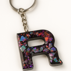 Galaxy Shard Handmade Artisan Resin Letter R