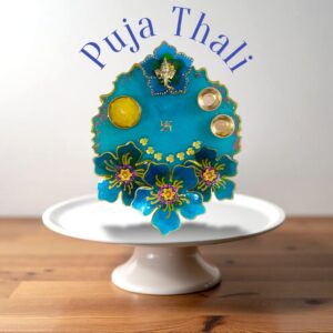 Lord Ganesha Resin Puja Thali