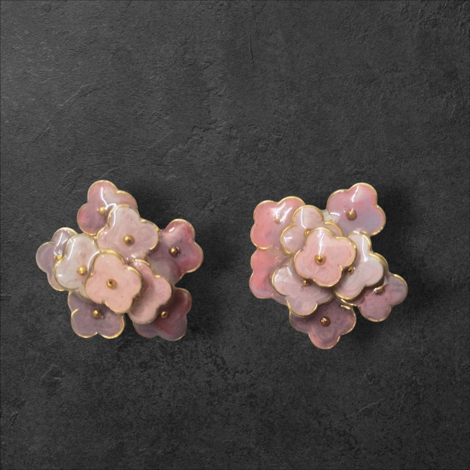 blush bloom earings