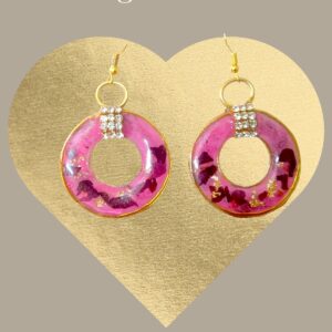 rose earrings