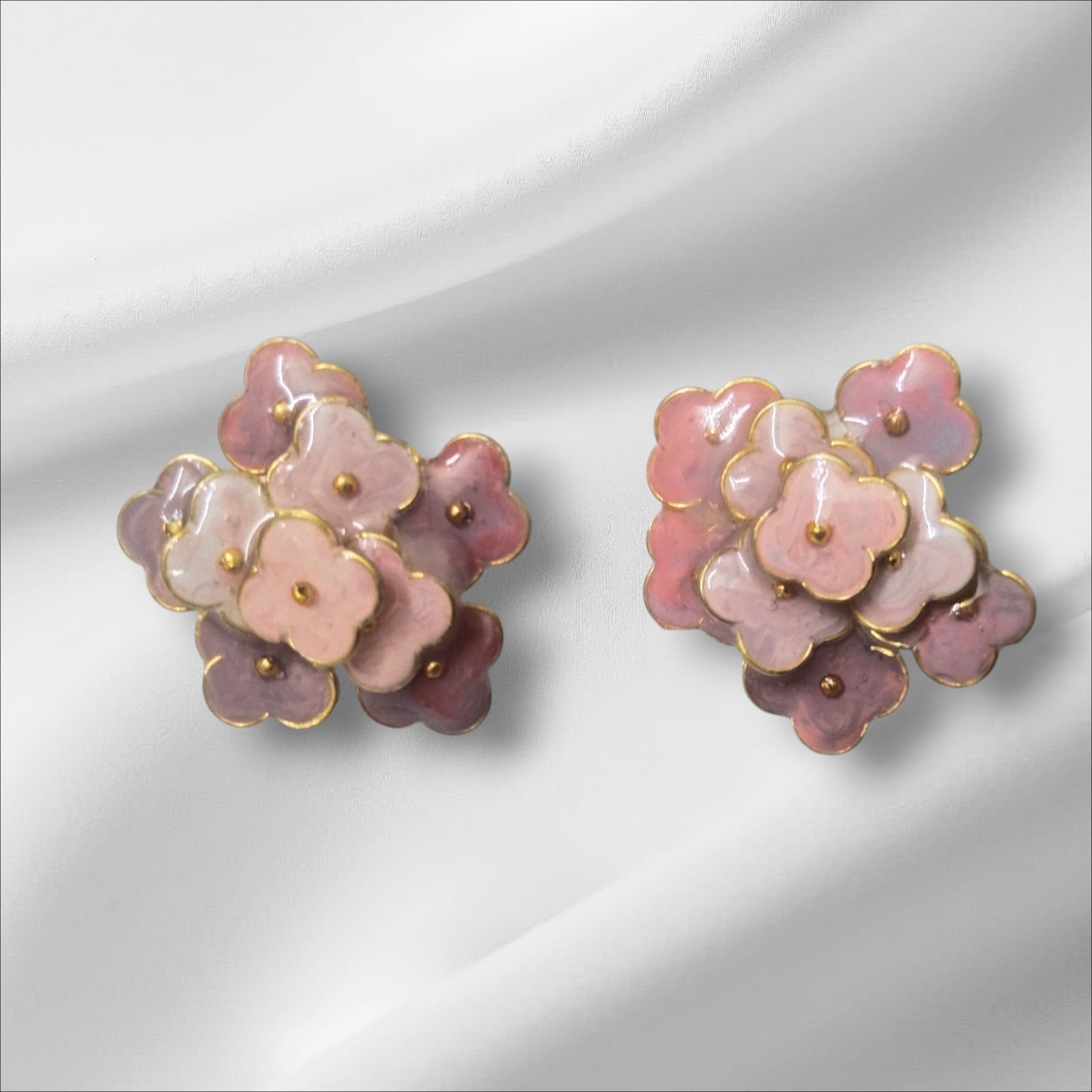 blush bloom earings